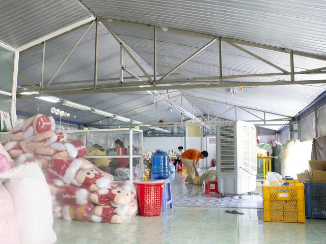 Sản xuất thú bông